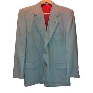 Ungaro Paris Uomo Blazer Men Size 42 Gray Good Two Button Sport Coat